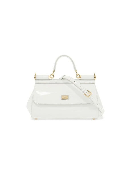 Elongated Sicily Leather Handbag-Dolce & Gabbana-JOHN JULIA