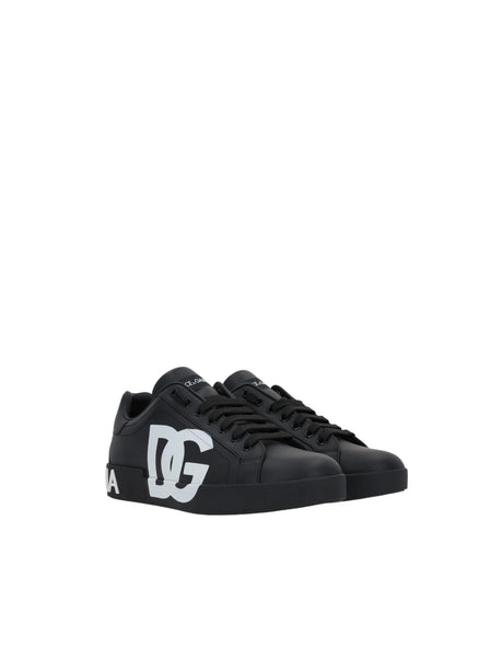 Portofino Nappa Sneakers-DOLCE&GABBANA-JOHN JULIA