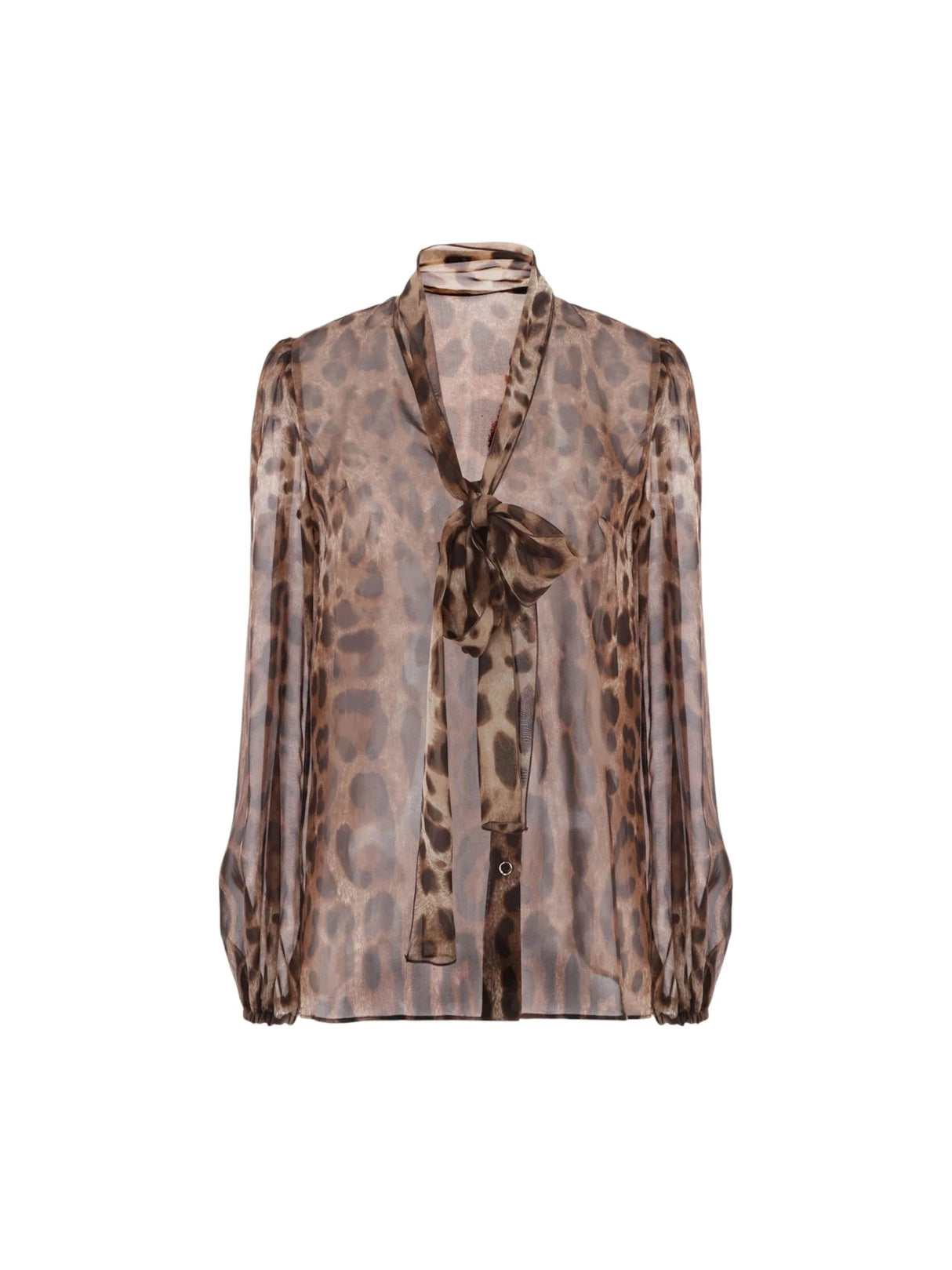 Floral Chiffon Shirt-Dolce & Gabbana-JOHN JULIA