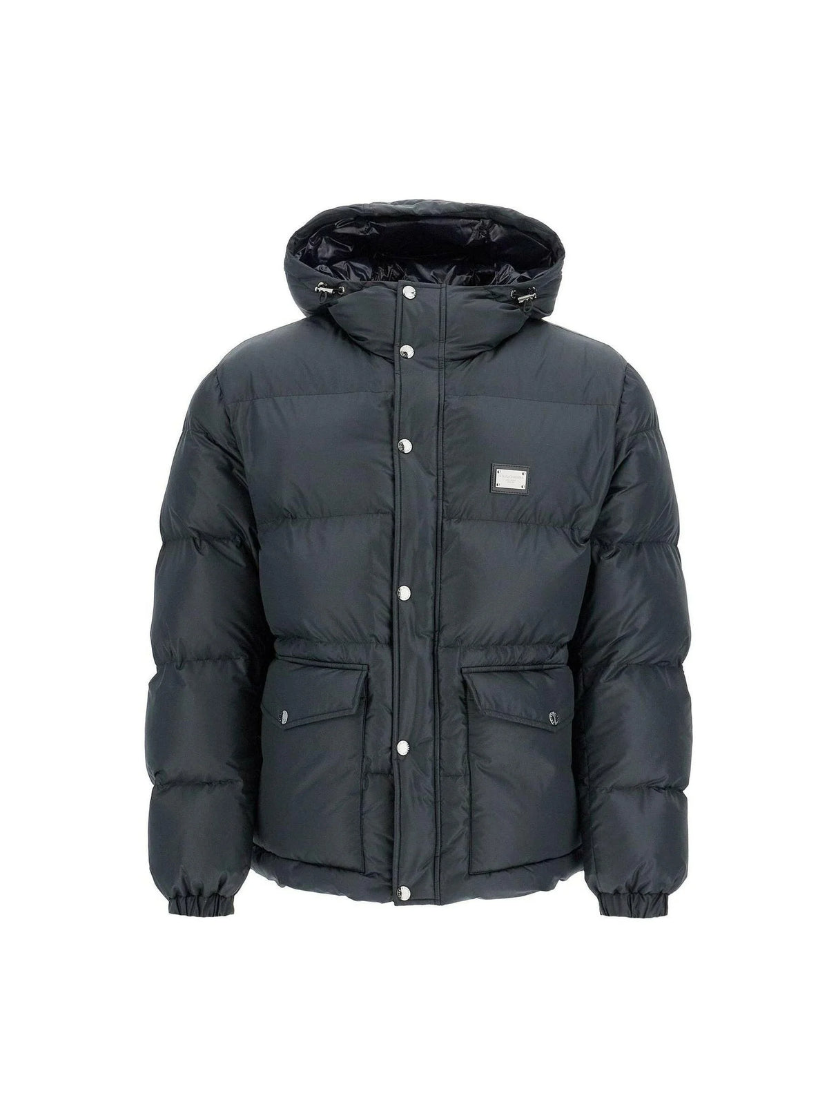 Quilted Nylon Down Jacket.