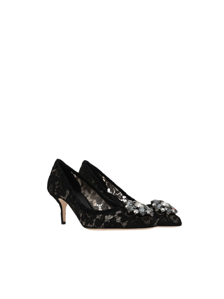 Rainbow Taormina Lace Pumps-DOLCE&GABBANA-JOHN JULIA