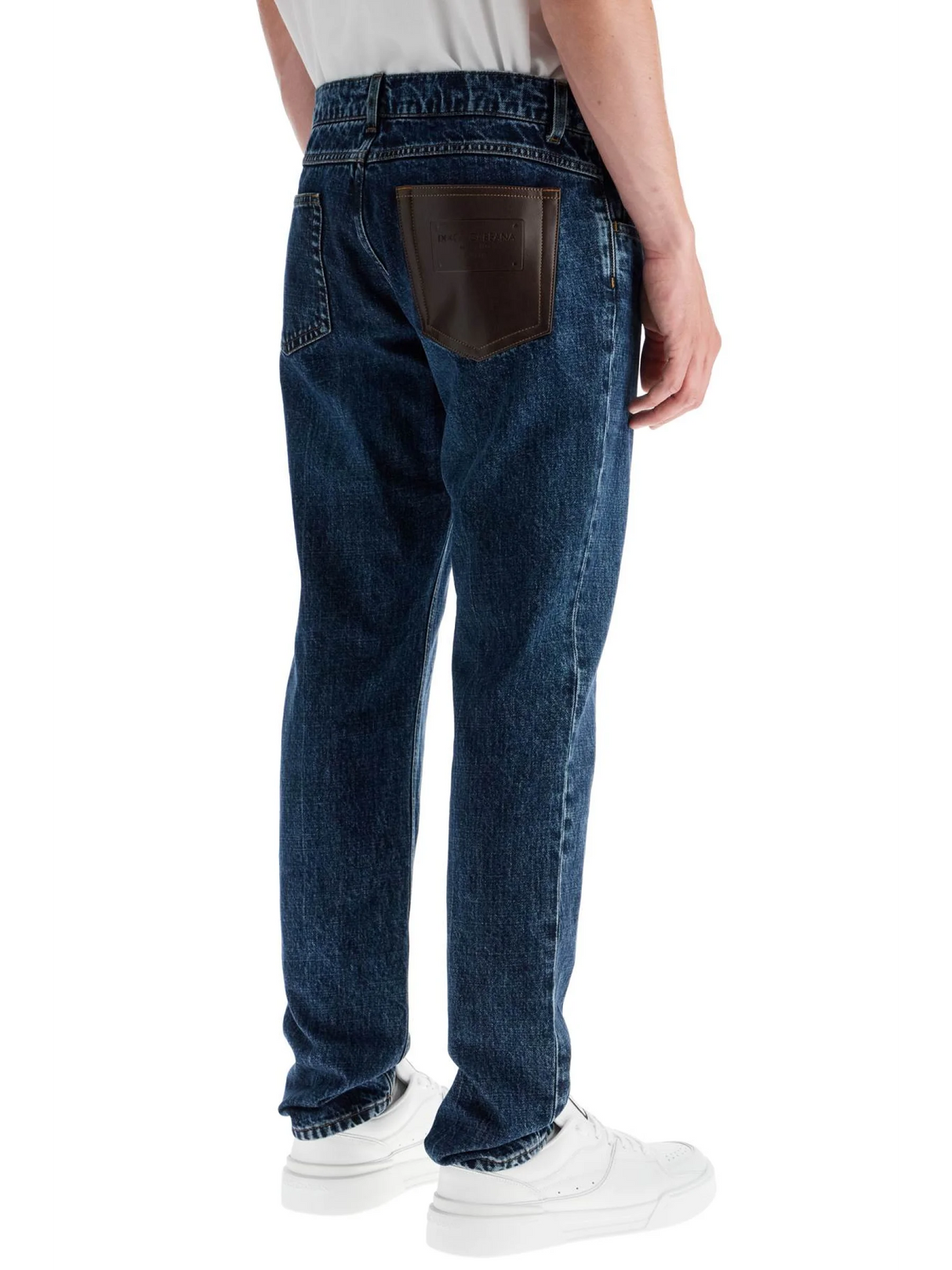 Regular Jeans With Contrasting Pocket