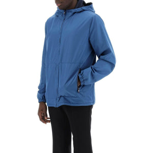 Blue Reversible Technical Fabric Windbreaker Jacket DOLCE & GABBANA JOHN JULIA.