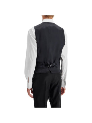 DOLCE & GABBANA-Sartorial Satin Waistcoat -JOHN JULIA.