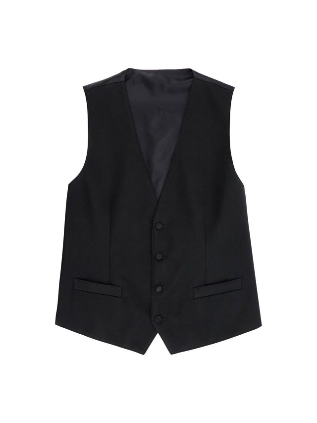 DOLCE & GABBANA-Sartorial Satin Waistcoat -JOHN JULIA.