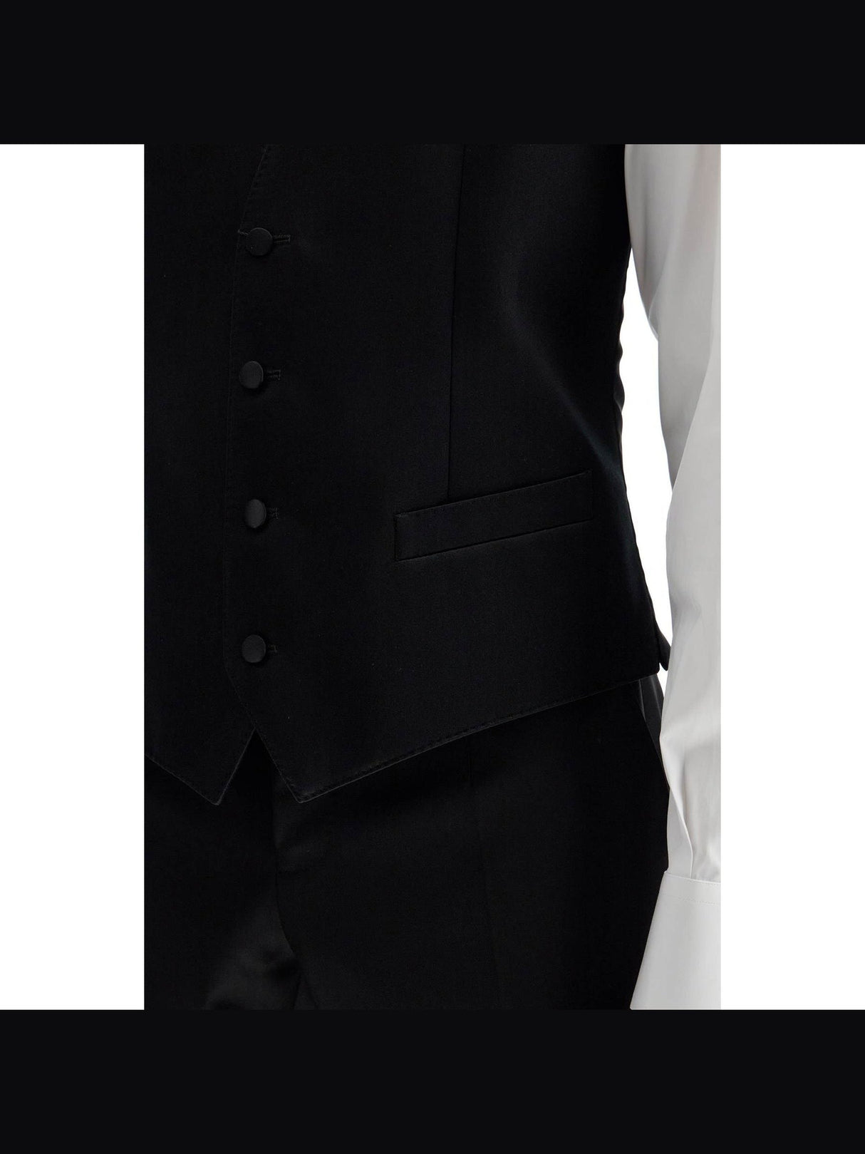 DOLCE & GABBANA-Sartorial Satin Waistcoat -JOHN JULIA.