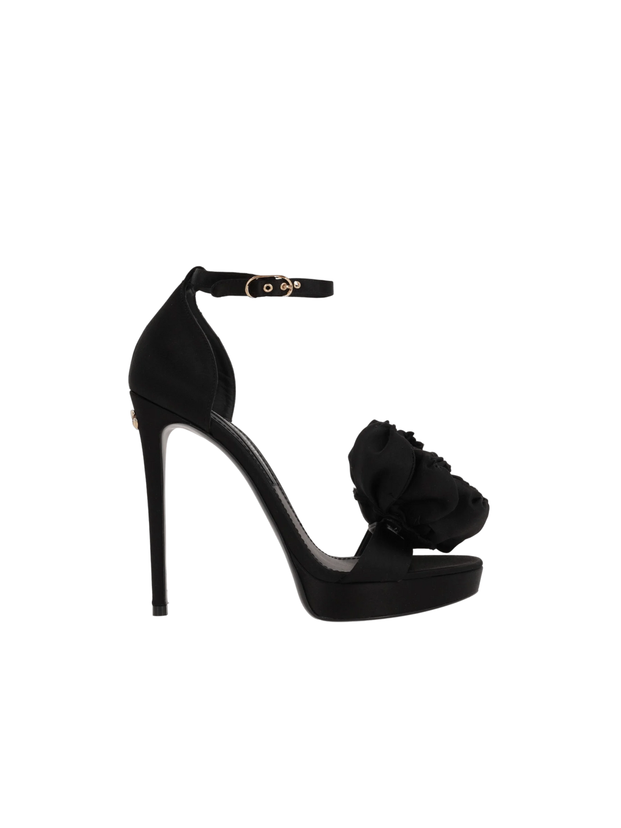 Satin Platform Sandals-DOLCE&GABBANA-JOHN JULIA