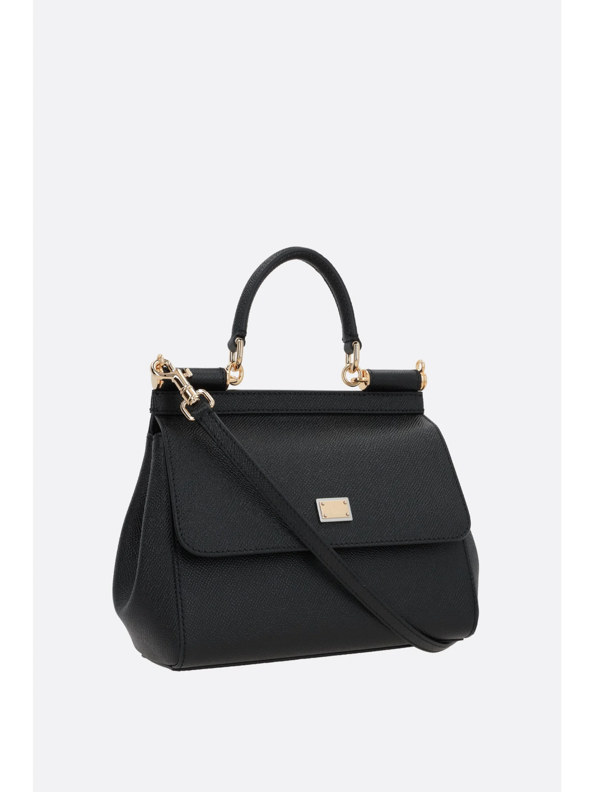 Sicily Small Top Handle Bag In Dauphine Leather