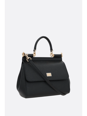 Sicily Small Top Handle Bag In Dauphine Leather