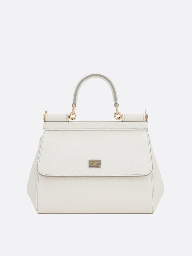 Sicily Small Top Handle Bag In Dauphine Leather