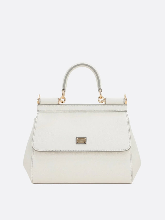 Sicily Small Top Handle Bag In Dauphine Leather