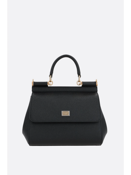 Sicily Small Top Handle Bag In Dauphine Leather