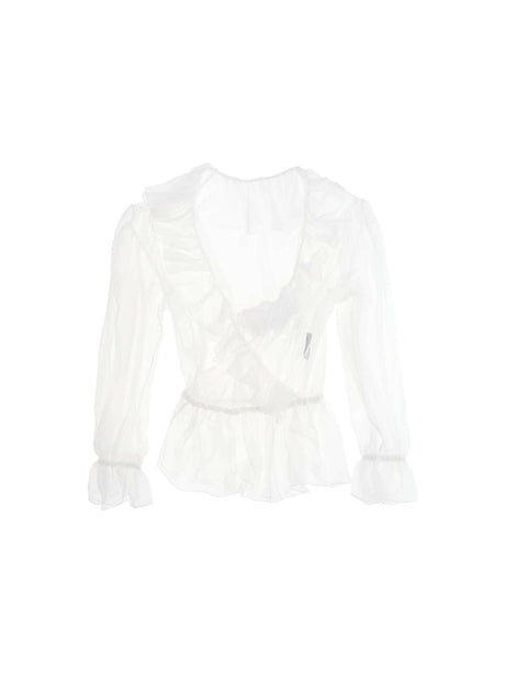 DOLCE&GABBANA-Silk Chiffon Blouse-JOHN JULIA