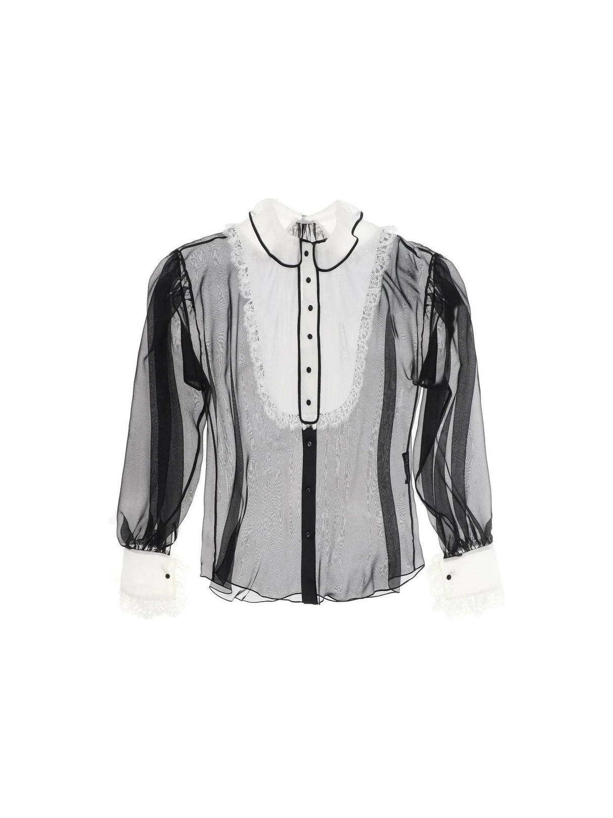 DOLCE&GABBANA-Silk Chiffon Blouse-JOHN JULIA