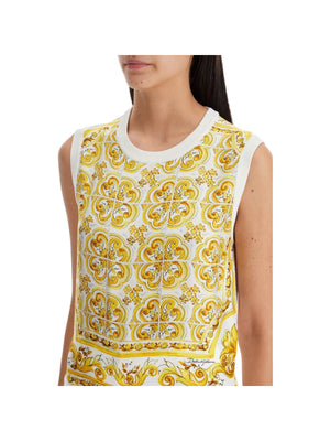 Silk Sleeveless Top With Mai