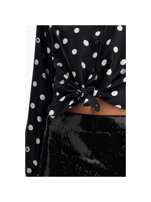 Silk Polka Dot Blouse