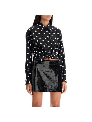 Silk Polka Dot Blouse - Women > Clothing > Shirts and Blouses > Shirts