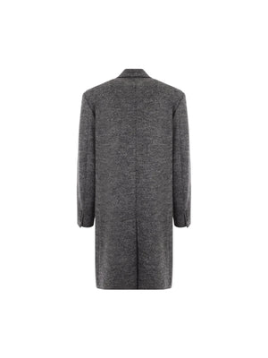 Single-breasted Wool Coat-DOLCE&GABBANA-JOHN JULIA