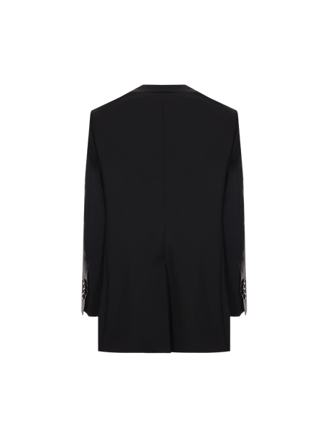 Single-breasted Wool Jacket-DOLCE&GABBANA-JOHN JULIA