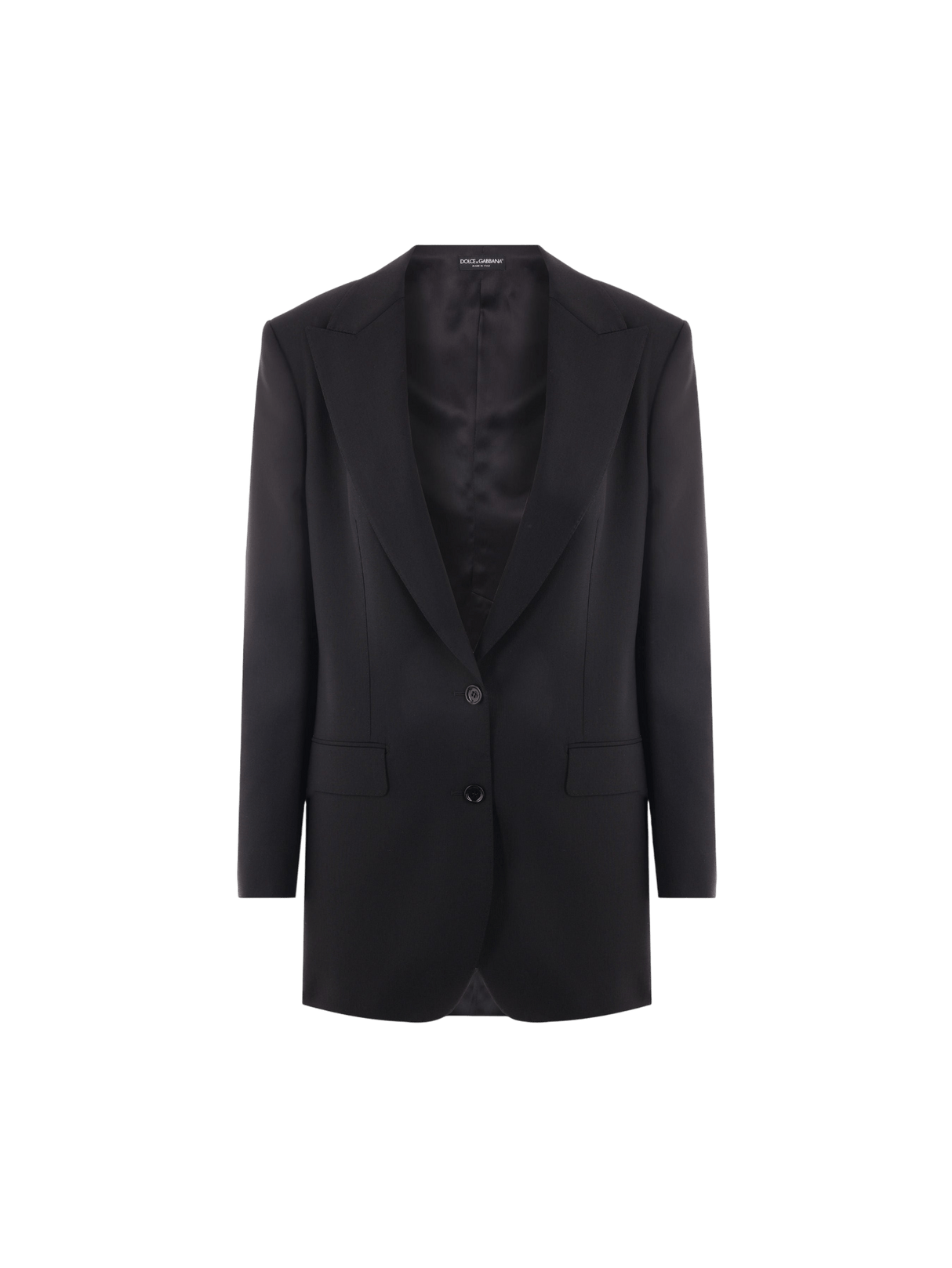 Single-breasted Wool Jacket-DOLCE&GABBANA-JOHN JULIA