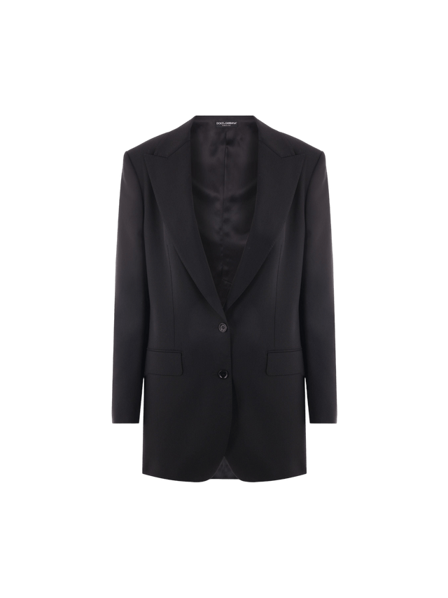 Single-breasted Wool Jacket-DOLCE&GABBANA-JOHN JULIA