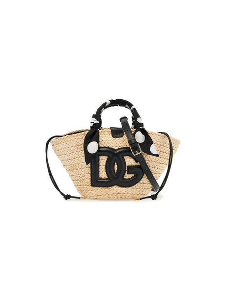 Kendra Shopper Leather Bag-Dolce & Gabbana-JOHN JULIA