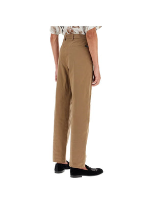 DOLCE & GABBANA-Straight Cotton Stretch Pants In 8 -JOHN JULIA.