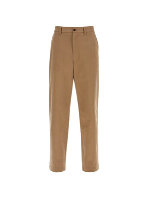 DOLCE & GABBANA-Straight Cotton Stretch Pants In 8 -JOHN JULIA.