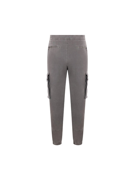 Stretch Cotton Cargo Trousers-DOLCE&GABBANA-JOHN JULIA