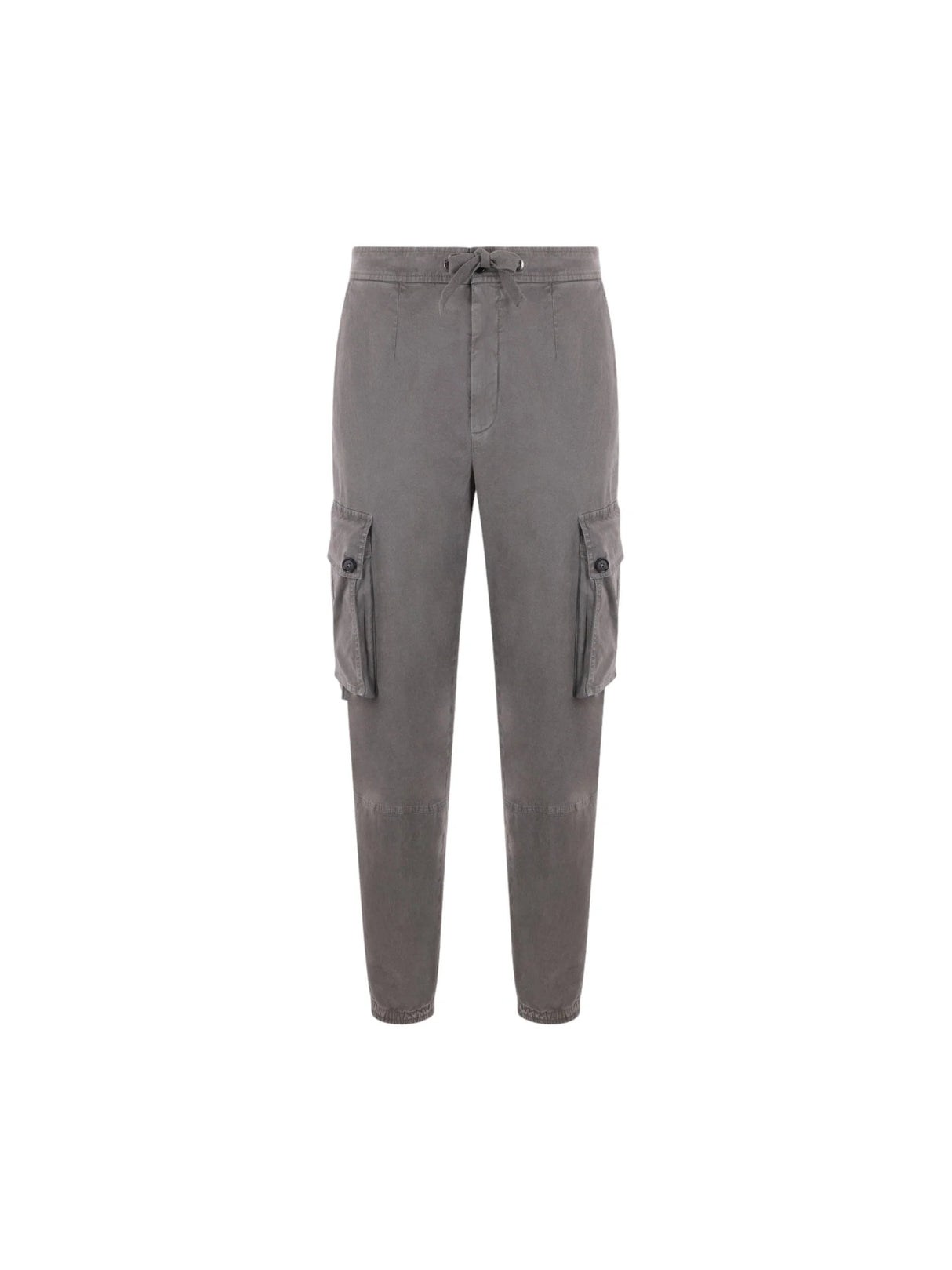 Stretch Cotton Cargo Trousers-DOLCE&GABBANA-JOHN JULIA