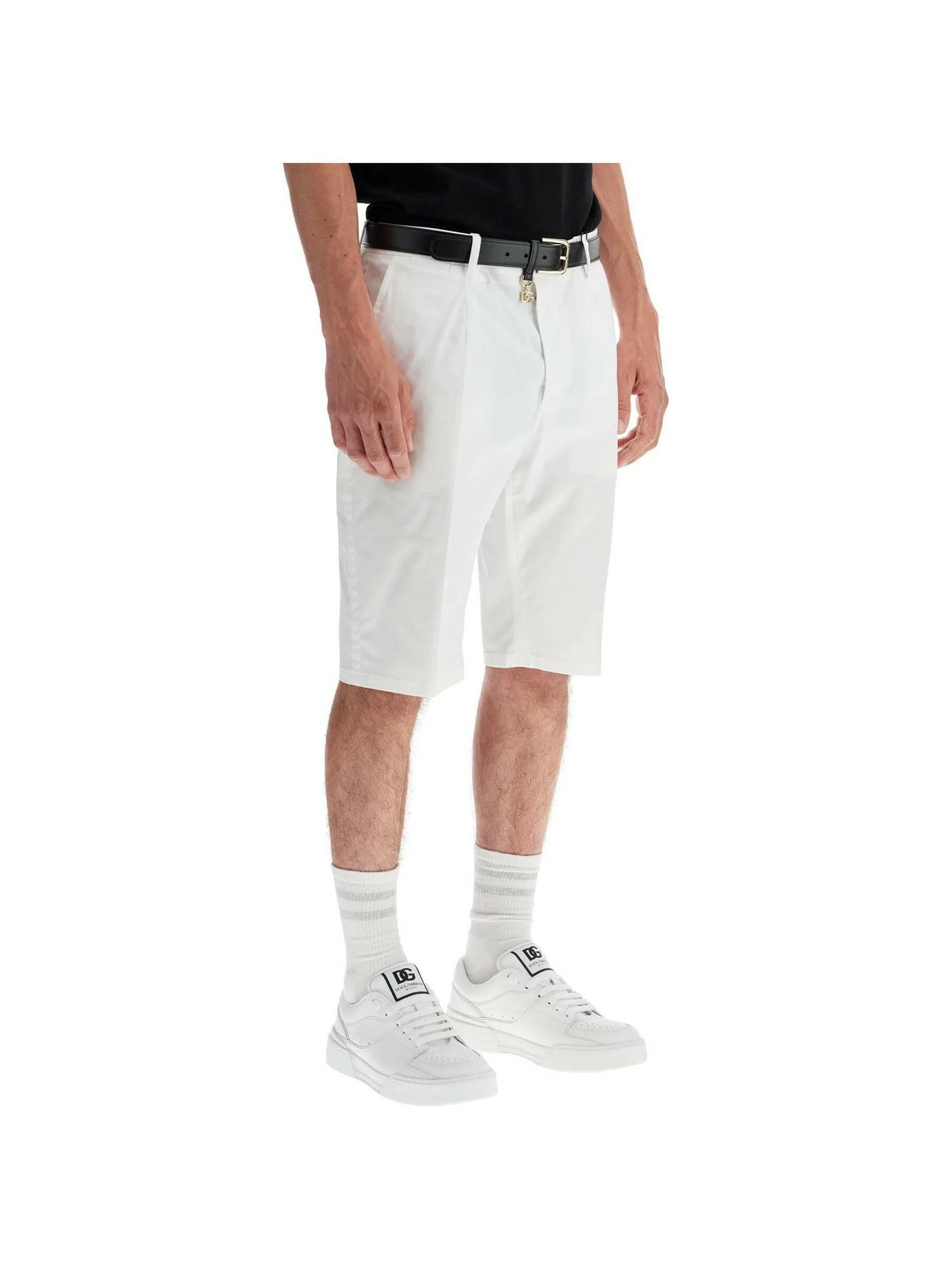 Stretch Cotton Shorts.