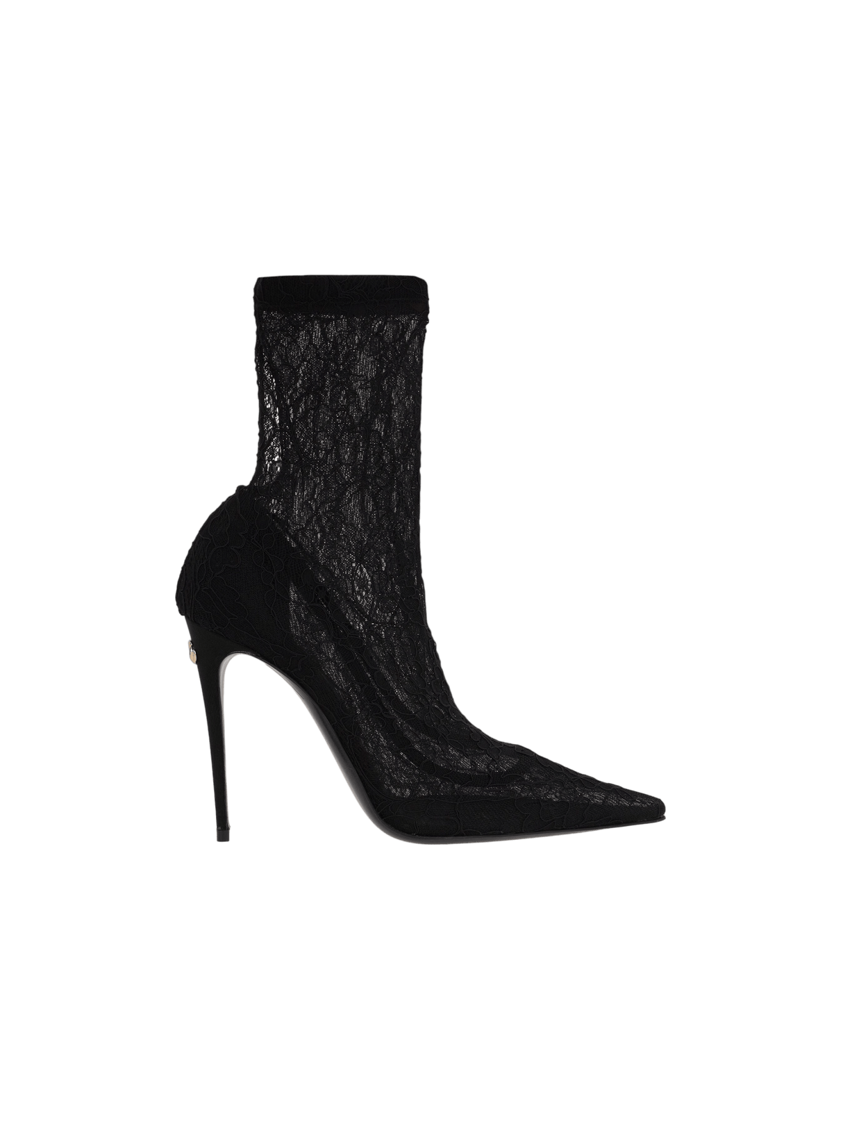 Stretch Lace Ankle Boots-DOLCE&GABBANA-JOHN JULIA