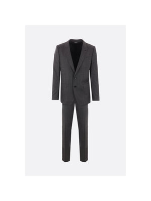 Stretch Wool Two-piece Suit-DOLCE&GABBANA-JOHN JULIA