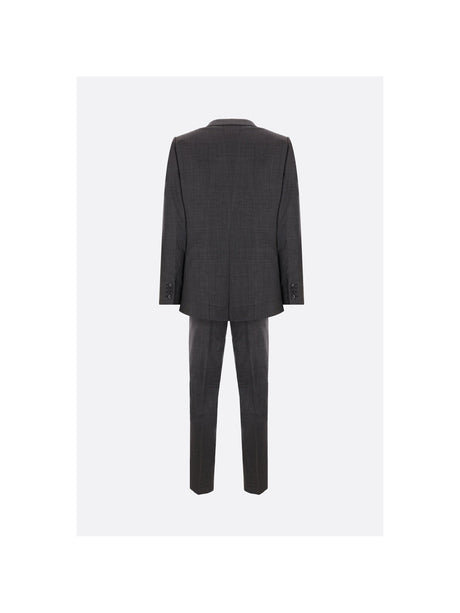 Stretch Wool Two-piece Suit-DOLCE&GABBANA-JOHN JULIA