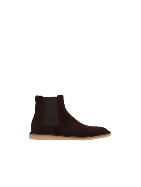 Suede Chelsea Boots-DOLCE&GABBANA-JOHN JULIA