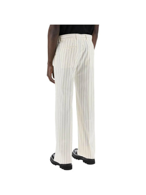 Tailored Pinstripe Wool Trousers-Dolce & Gabbana-JOHN JULIA