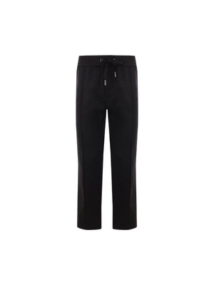 DOLCE&GABBANA-Technical Grain De Poudre Pants-JOHN JULIA