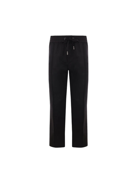 DOLCE&GABBANA-Technical Grain De Poudre Pants-JOHN JULIA