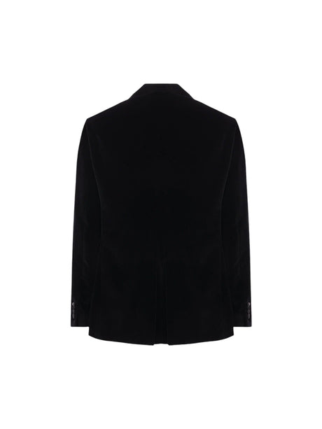 Velvet Tuxedo Jacket-DOLCE&GABBANA-JOHN JULIA