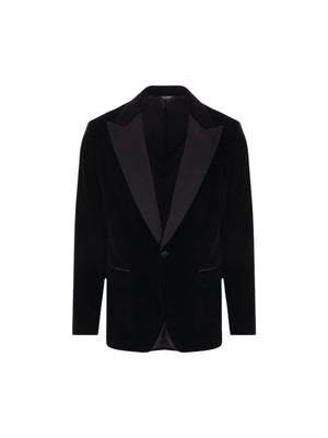 Tuxedo Velvet Jacket-Dolce & Gabbana-JOHN JULIA