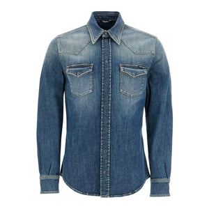 Western Denim Shirt.