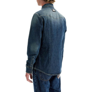 Western Denim Shirt.