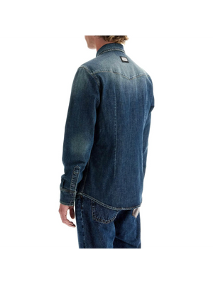 Western Denim Shirt.