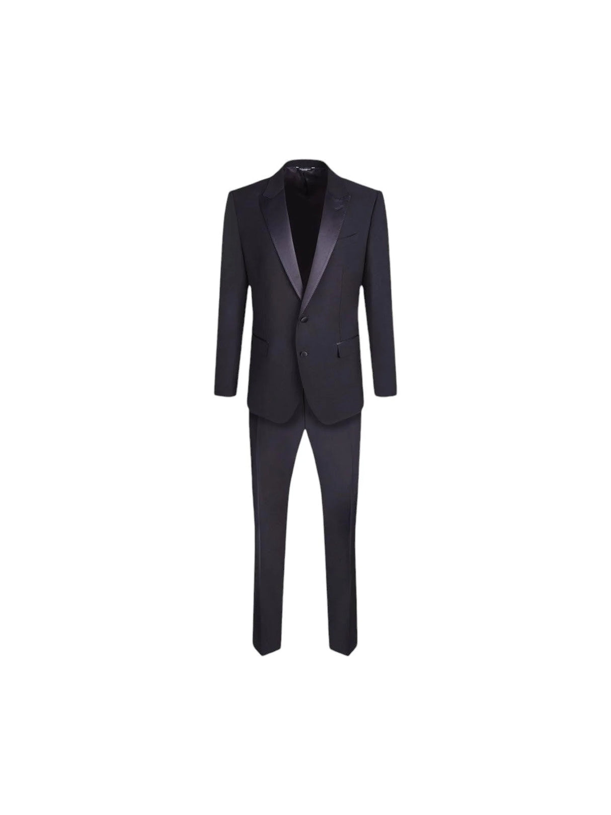 Wool and Silk Three-piece Tuxedo Suit-DOLCE&GABBANA-JOHN JULIA