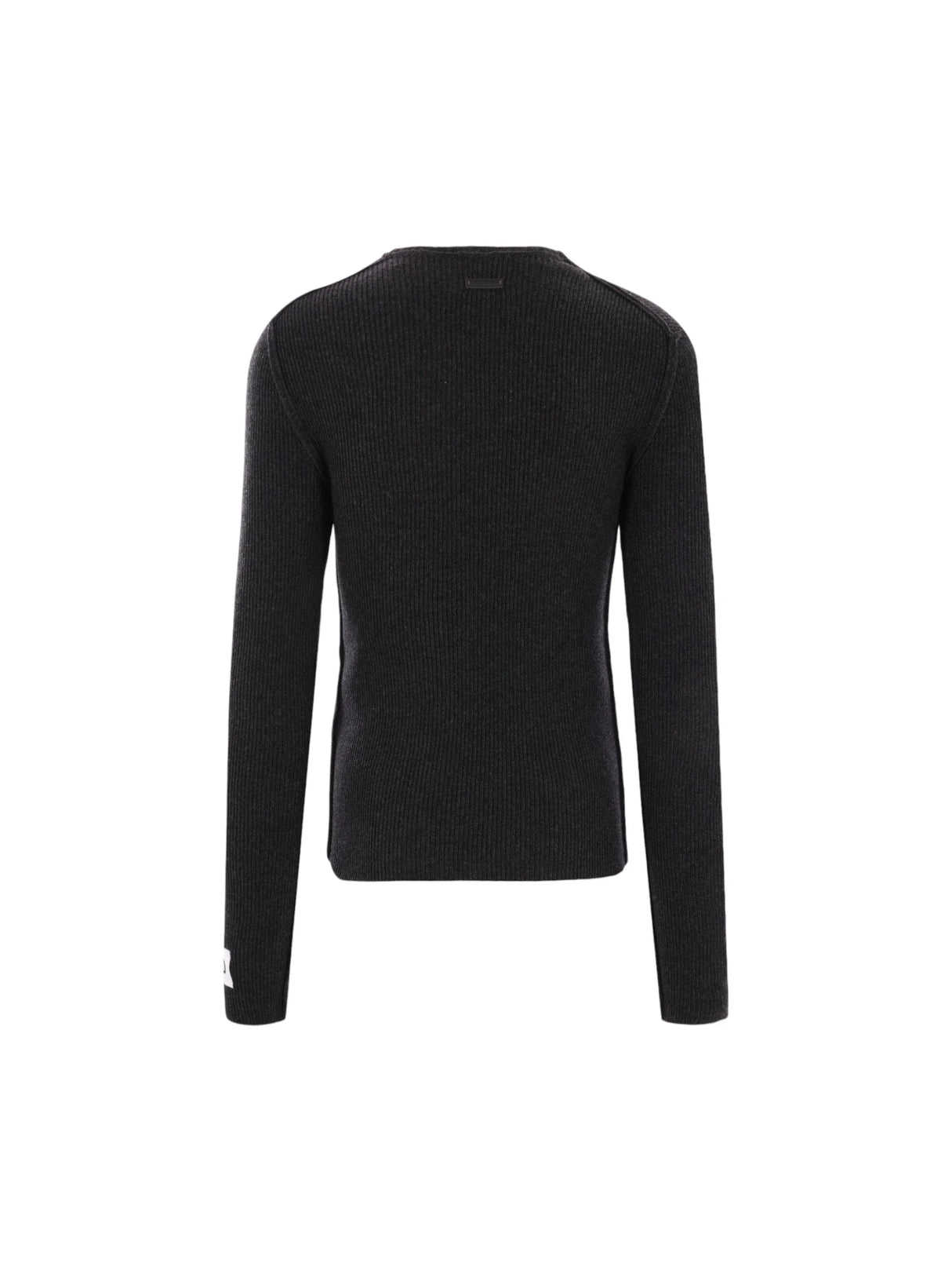 Wool Blend Ribbed Sweater-DOLCE&GABBANA-JOHN JULIA