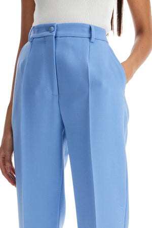 Wool Crepe Trousers For Women