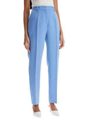 Wool Crepe Trousers For Women