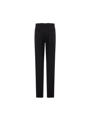 Wool Flared Fitted Pants-DOLCE&GABBANA-JOHN JULIA