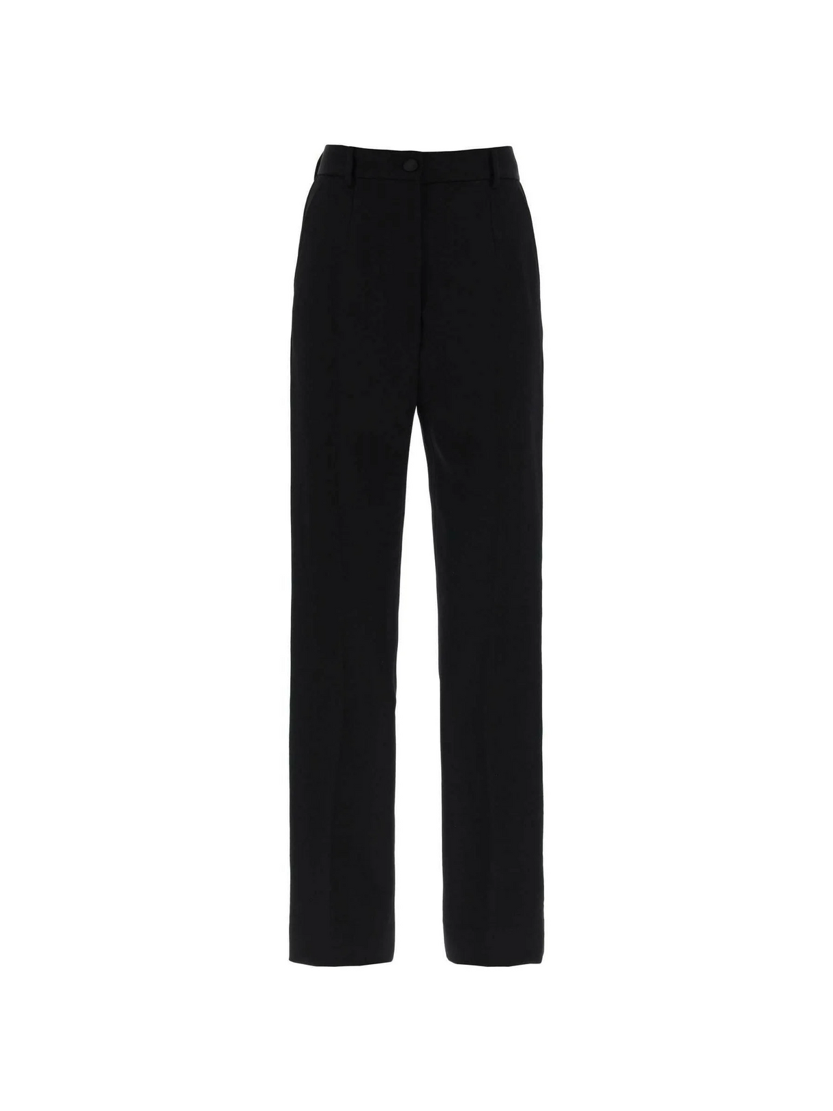 Wool Gabardine Cigarette Pants. DOLCE & GABBANA JOHN JULIA.