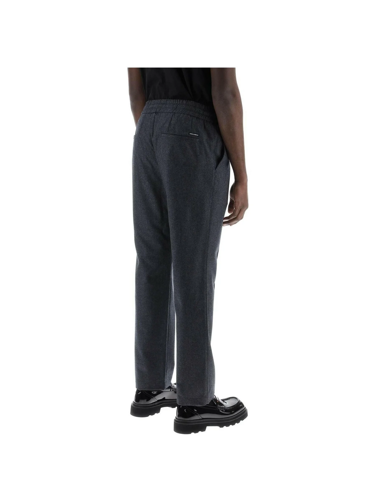 Virgin Wool Tailored Joggers DOLCE & GABBANA JOHN JULIA.